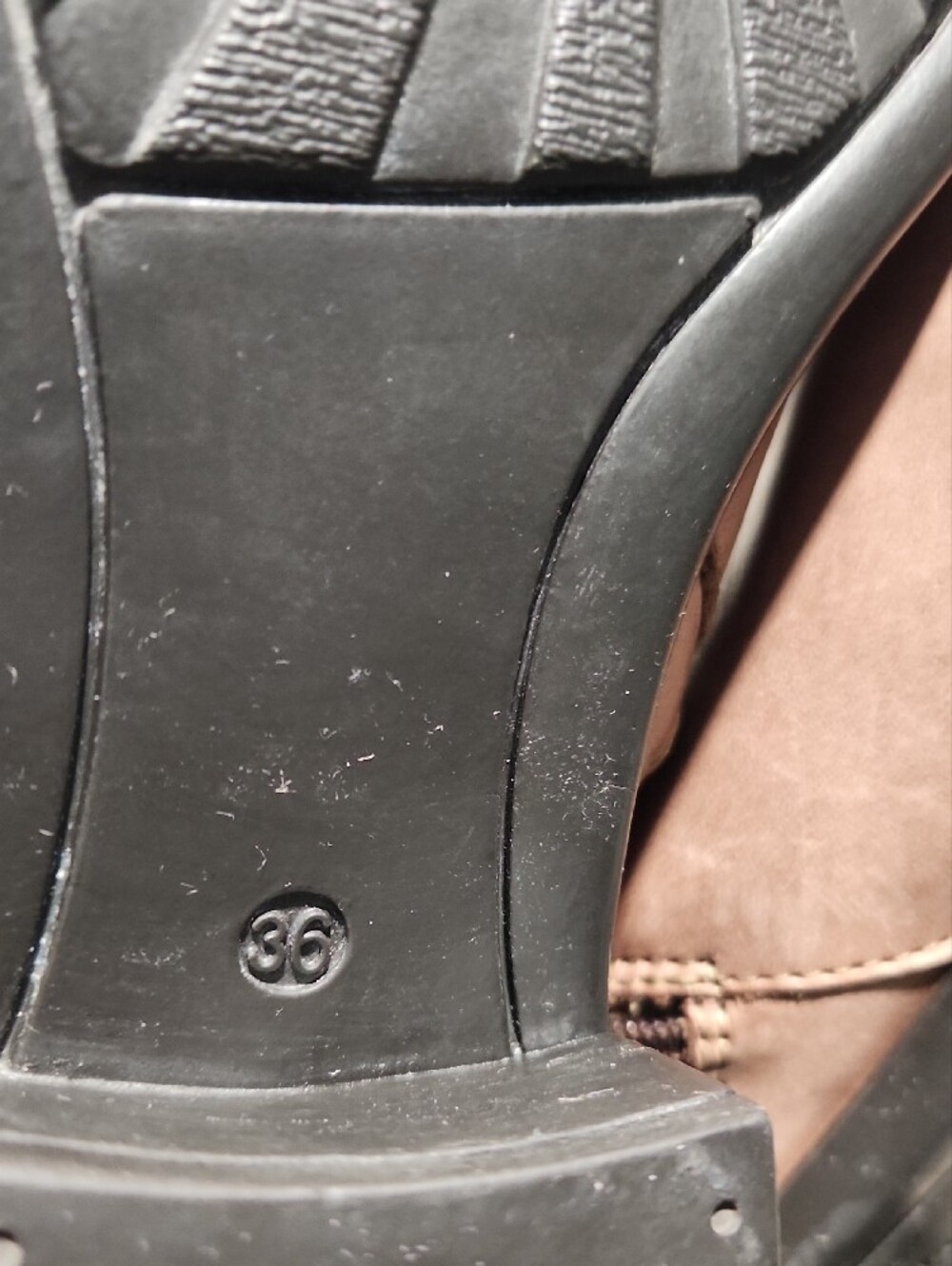 Bussola Taupe Leather Ankle Zip Booties | Size 8.5 | Comfort & Style - Picture 10 of 12